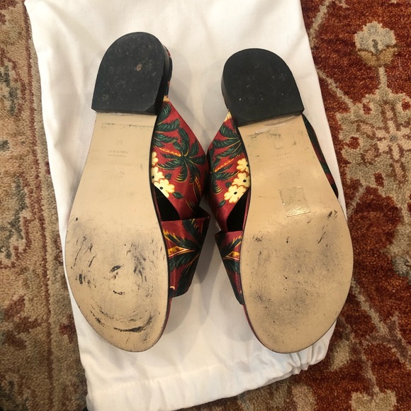 Beautiful silk slides. Sz Eu 40 - Picture 3 of 7